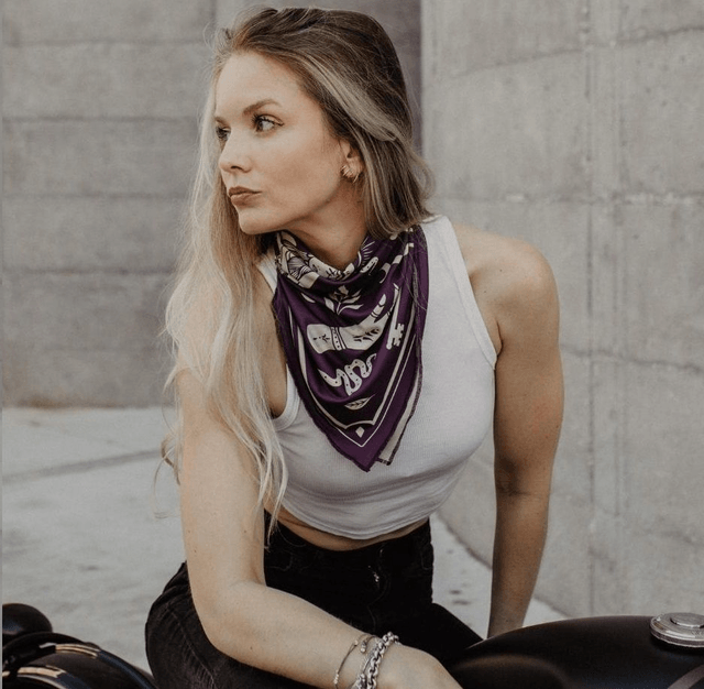 Foulard - THERAPY PURPLE 