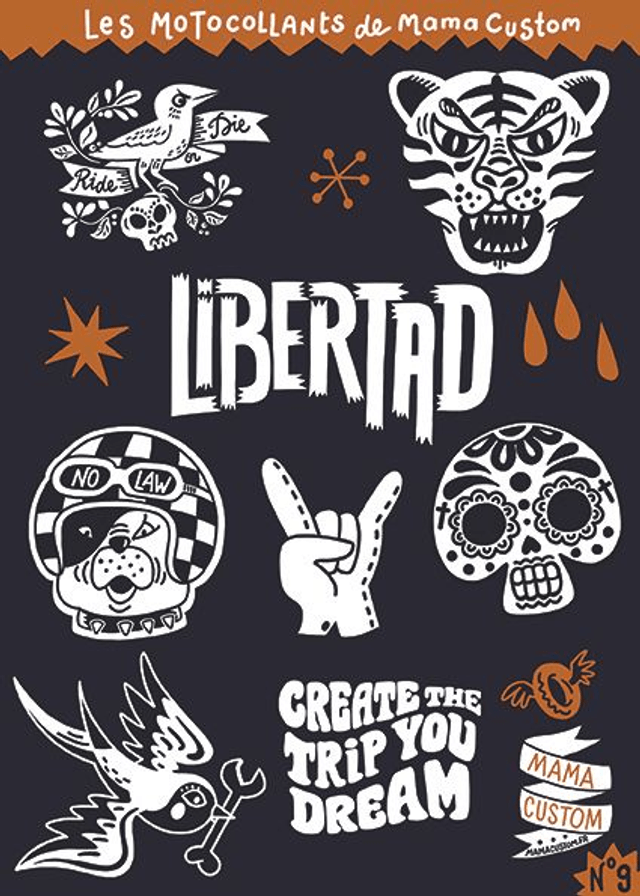 Stickers - LIBERTAD BLACK