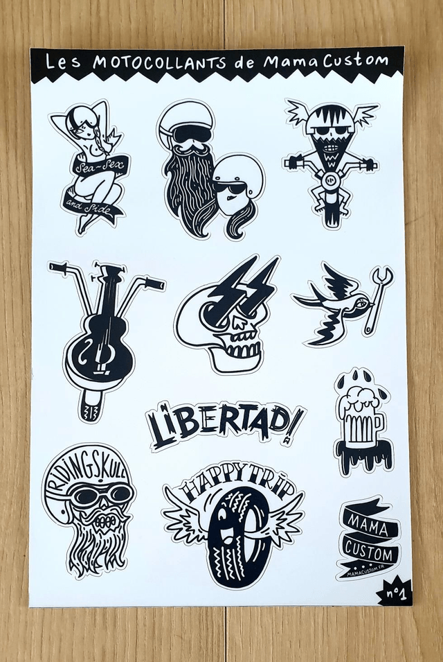 Stickers - LIBERTAD WHITE