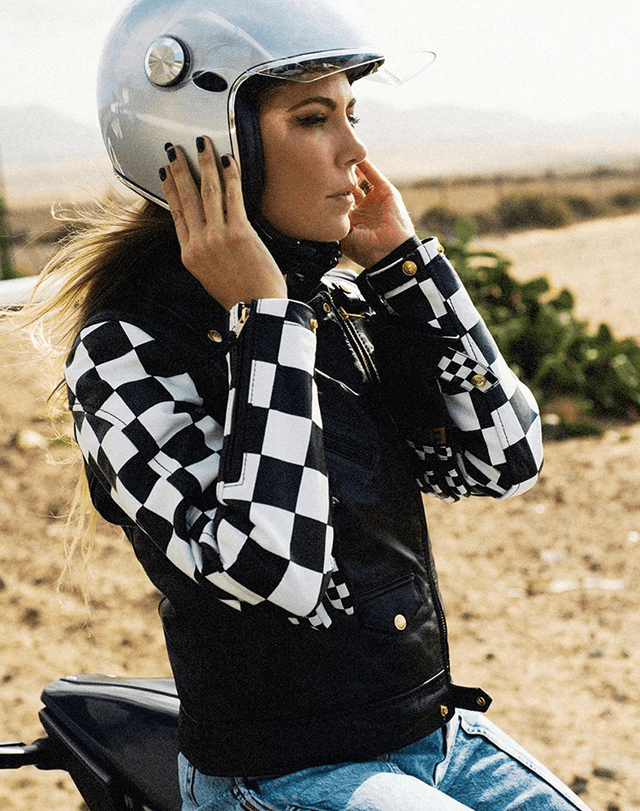 Veste Cuir - DAMIER BETH