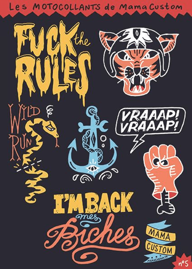 Stickers - FUCK THE RULES 