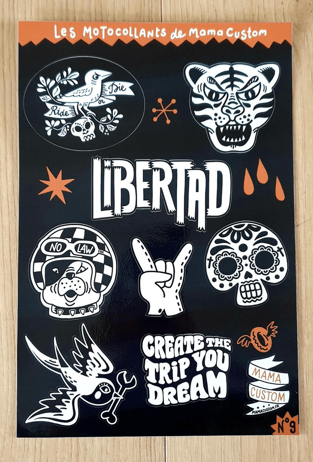 Stickers - LIBERTAD BLACK