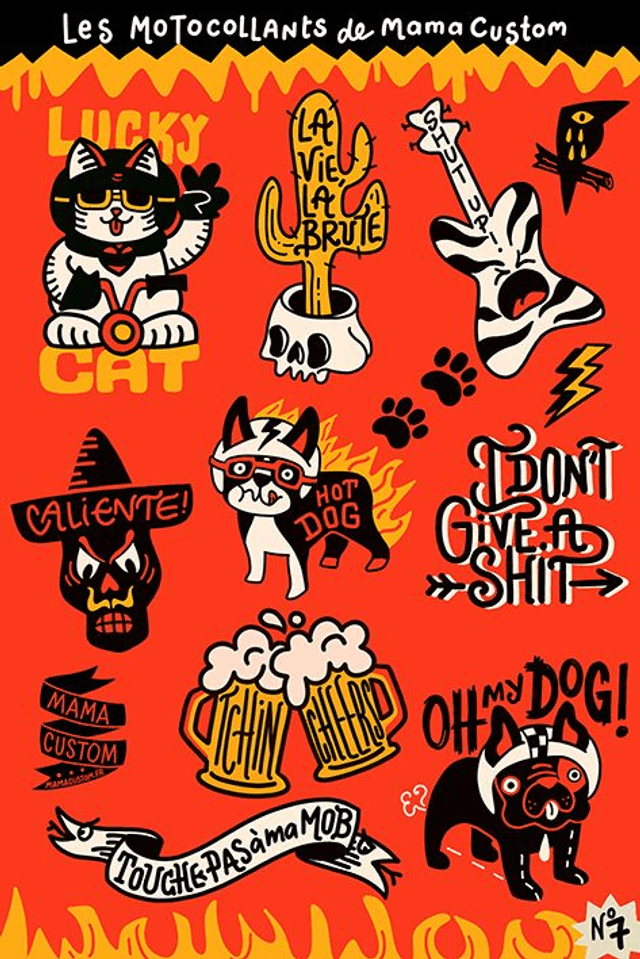 Stickers - HOT DOG