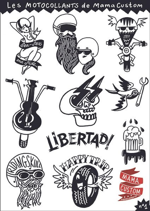 Stickers - LIBERTAD WHITE
