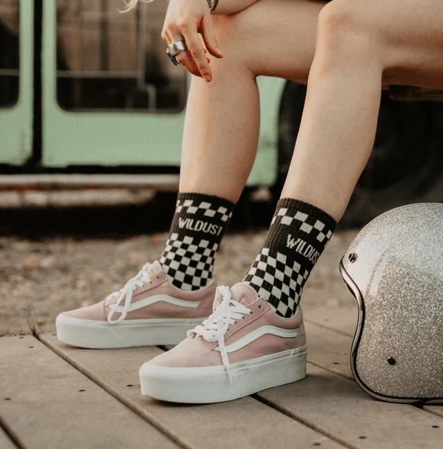 Chaussettes - CHEKERBOARD GREY