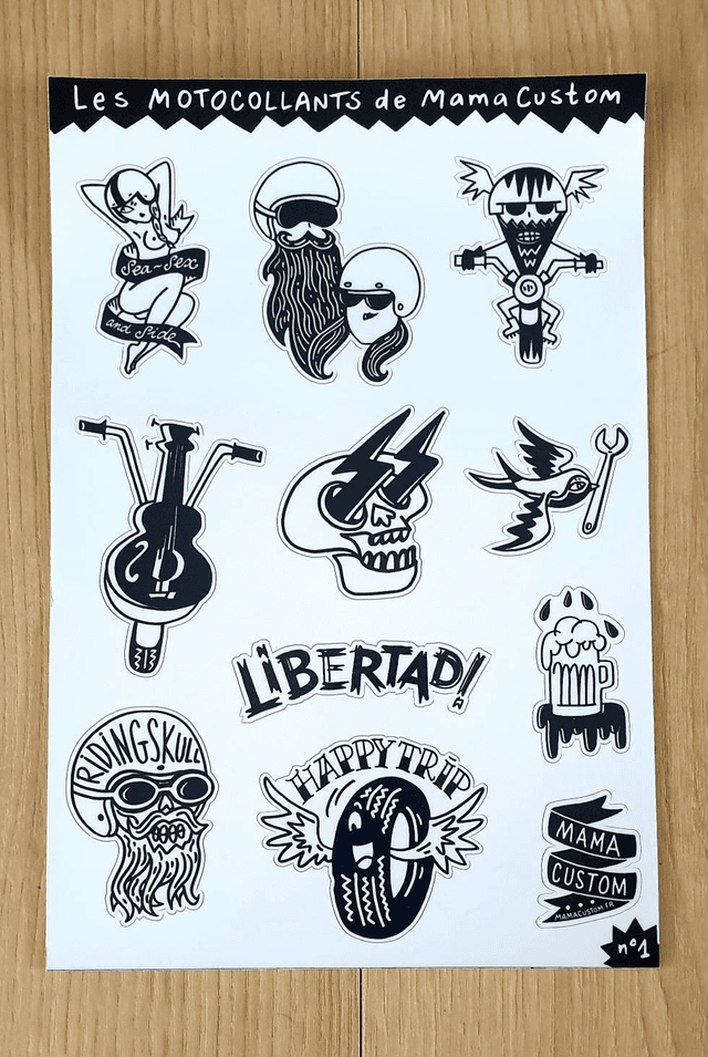 Stickers - LIBERTAD WHITE