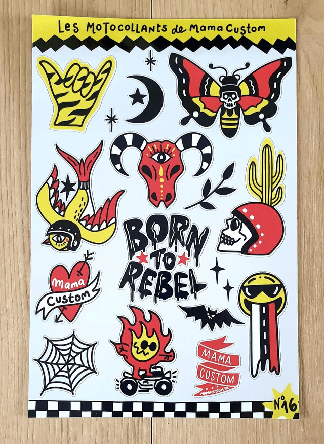Stickers - BORN TO REBEL